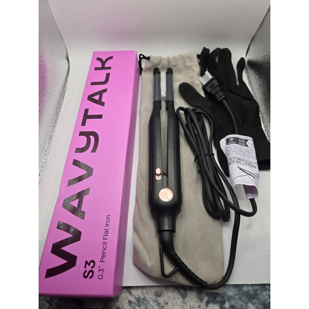 Wavytalk S3 0.3 Pencil Flat Iron- New Open Box